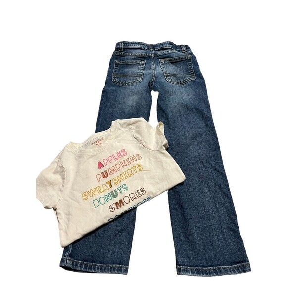 Cat & Jack size 6 outfit jeans and t-shirt EUC - Picture 5 of 5
